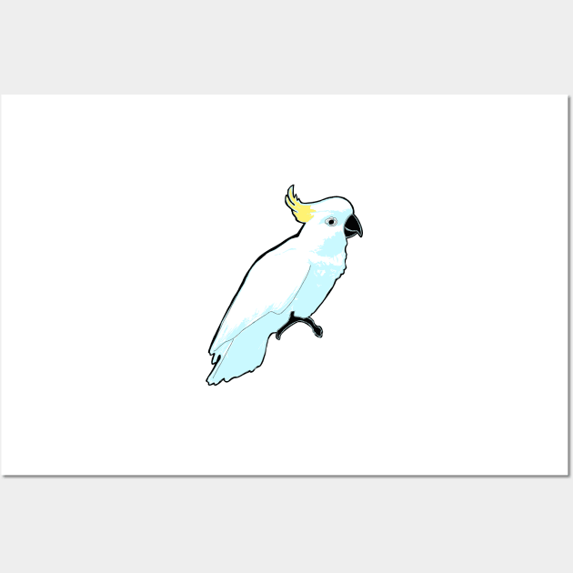 Australian Native Bird - Cockatoo Wall Art by annaleebeer